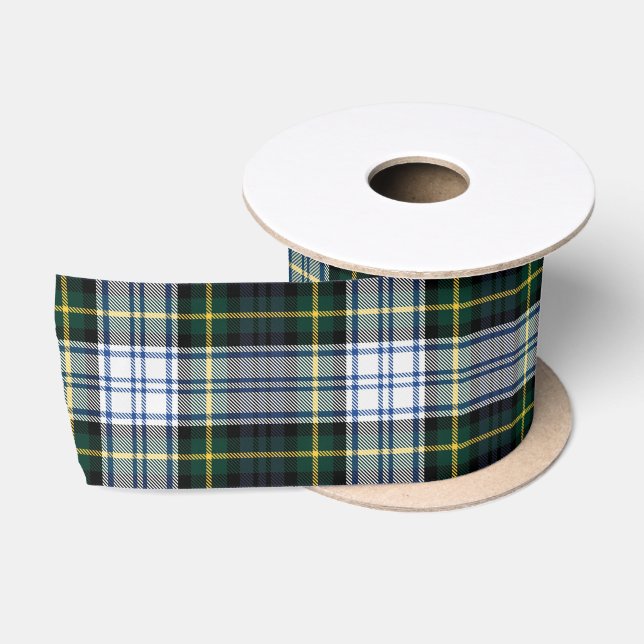 Elegant Kariert Gordon Rustic Tartan Satinband (Spule)