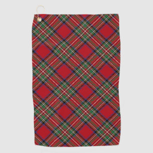 Elegant Kariert Rustic Clan Stewart Tartan Golfhandtuch