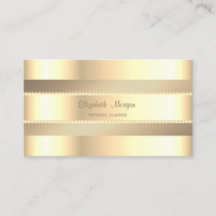 Elegant Klassisch Modern, Falsche Goldstreifen, Pe Visitenkarte