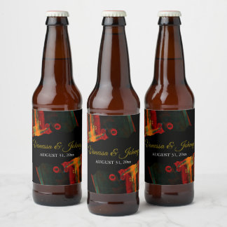 Elegant Klassisch Modern Trendiges Muster #903 Hoc Bierflaschenetikett