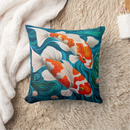 Elegant Koi Fish Design Kissen