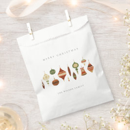ELEGANT KRAFT RED GREEN STAR STAR SITZUNGEN ORNAME GESCHENKTÜTCHEN