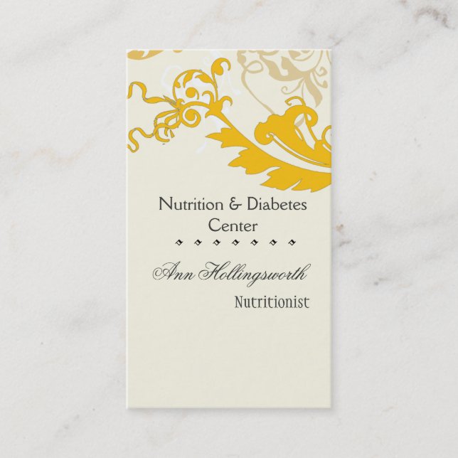Elegant kreativ Stilvoll floral Terminkarte (Vorderseite)