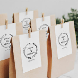 Elegant, Kreis, Hochzeiten Gummistempel