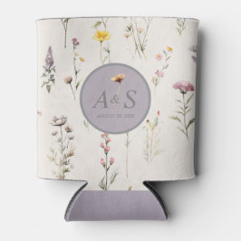 Elegant Lavender, blush and cream Wildflowers Dosenkühler