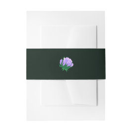 Elegant Lavender Camellia Einladungsbanderole