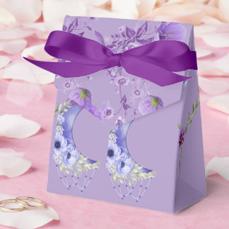 Elegant Lavender Moon Wedding Favor Box Geschenkschachtel