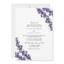 Elegant Lavender Wedding Einladung