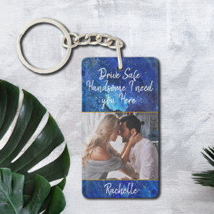 Elégant lecteur d'aquarelle bleu sécuritaire photo