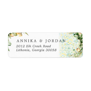 Elegant Lemon Grove   Hochzeitadresse