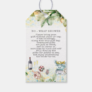 Elegant Lemon Grove Picnic No Wrap Display Dusche Geschenkanhänger