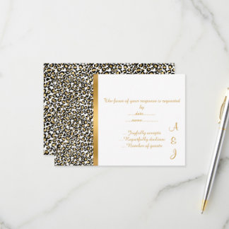 ÉLÉGANT LEOPARD FINITION OR RSVP