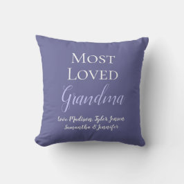 Elegant Lila am liebsten Oma Personalisiert Kissen