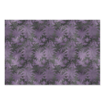Elegant Lila Black Floral