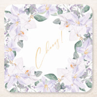 Elegant Lila & grün Wasserfarbe Cheers!