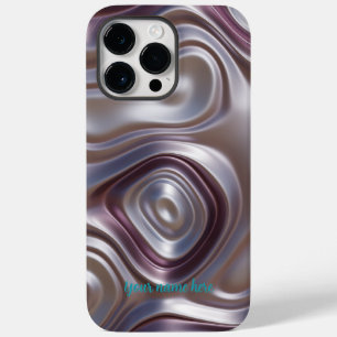 Elegant Lila Silver Metallic iPhone/iPad Gehäuse Case-Mate iPhone 14 Pro Max Hülle