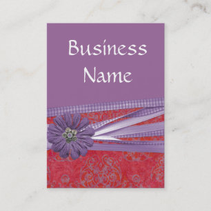 Elegant lila visitenkarte