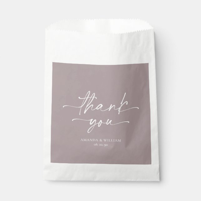 Elegant Lilac Gastgeschenk Hochzeit Bag Geschenktütchen (Vorderseite)