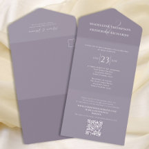 Elegant Lilac Lavender Modern UAWG