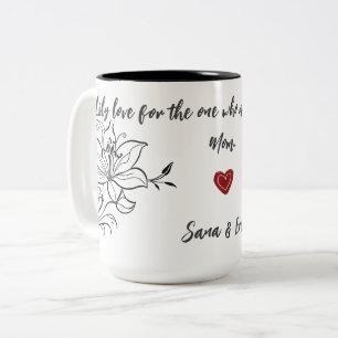 Elegant Lily Mother's Day Tasse Gift