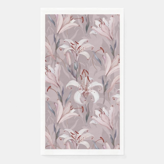 Elegant Lily Paper Gästetuch Serviette (Vorderseite)