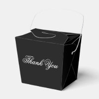 Elegant Little Black Box Wedding Guest Bevorzugung
