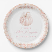 Elegant Little Pumpkin Bow Baby Shower
