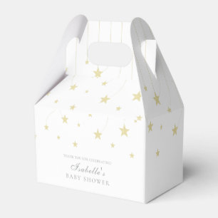 Elegant Little Stars Baby Shower Giebel Geschenkschachtel