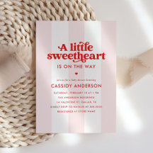 Elegant Little Sweetheart Valentine Baby Shower
