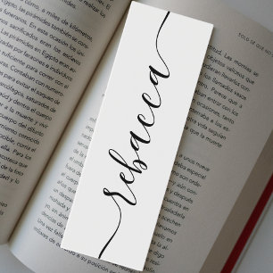 Élégant Livres personnalisés Signet Nom personnali