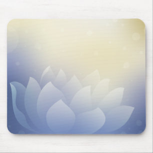Elegant Lotus Blume Mouse Pad Mousepad