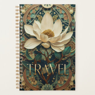 Elegant Lotus Flower Journal 