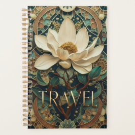 Elegant Lotus Flower Journal  Planer