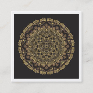 Élégant Lotus Flower Logo Yoga Carte de visite