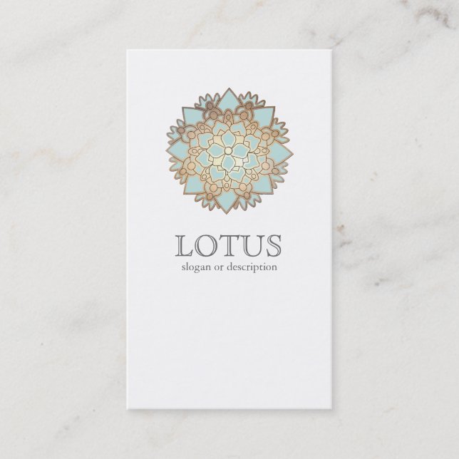 Elegant Lotus Women's Fashion Boutique White Visitenkarte (Vorderseite)
