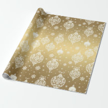 Elegant Luxe Gold Weißes Weihnachtsgeschenk