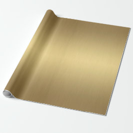 Elegant Luxe Metallic Gold Geschenkpapier