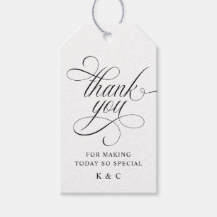 Elegant Luxury Wedding Vielen Dank für Ihr Interes Geschenkanhänger