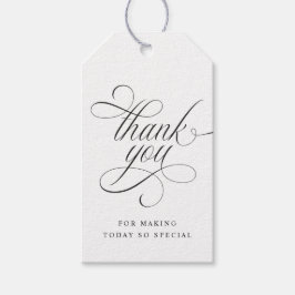 Elegant Luxury Wedding Vielen Dank für Ihr Interes Geschenkanhänger