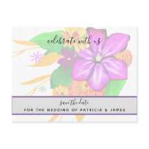 Elegant, magisch und kühl blass Save the Date
