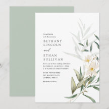 Elegant Magnolia Grüne Hochzeit