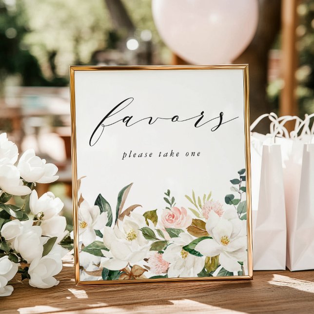 Elegant Magnolias Baby Duwer Favorit Signatur Poster (Von Creator hochgeladen)