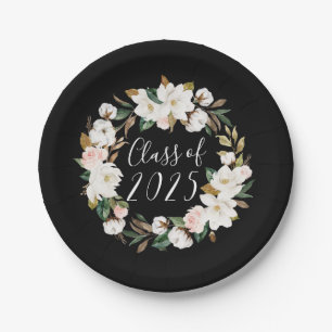 Elegant Magnolias Class of 2023 Abschluss Pappteller