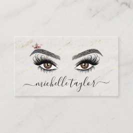 Elegant Makeup artist Beauty Lash Extension eye Visitenkarte