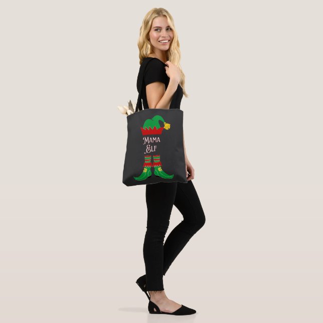 Elegant Mama Elf Christmas Tasche (Am Model)