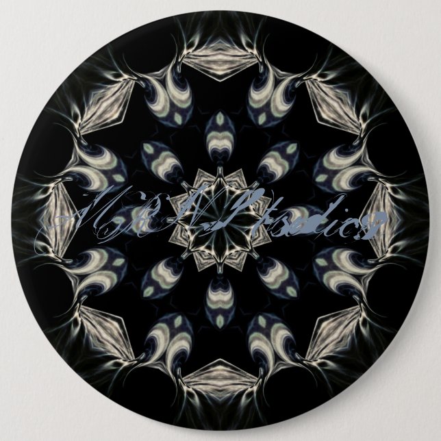 elegant Mandala Button (Vorderseite)
