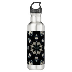 elegant Mandala Edelstahlflasche