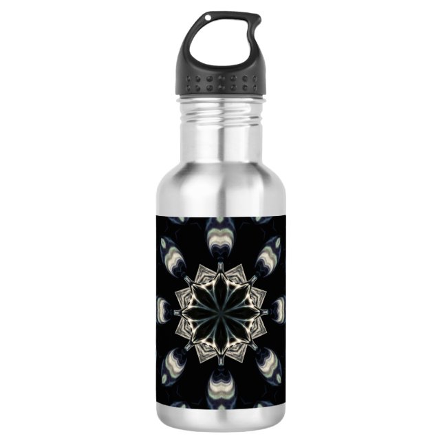 elegant Mandala Edelstahlflasche (Vorderseite)