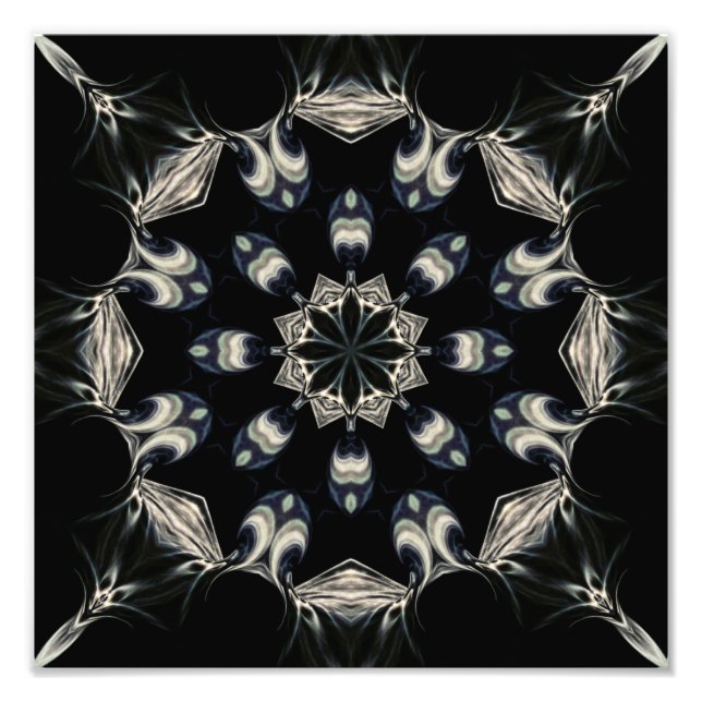 elegant Mandala Fotodruck (Vorne)
