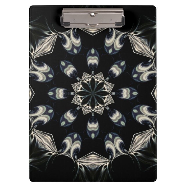 elegant Mandala Klemmbrett (Vorderseite)